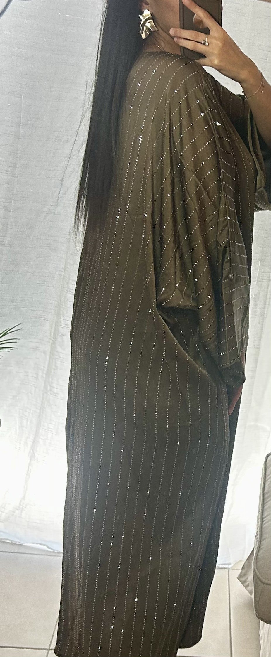 Abaya strass
