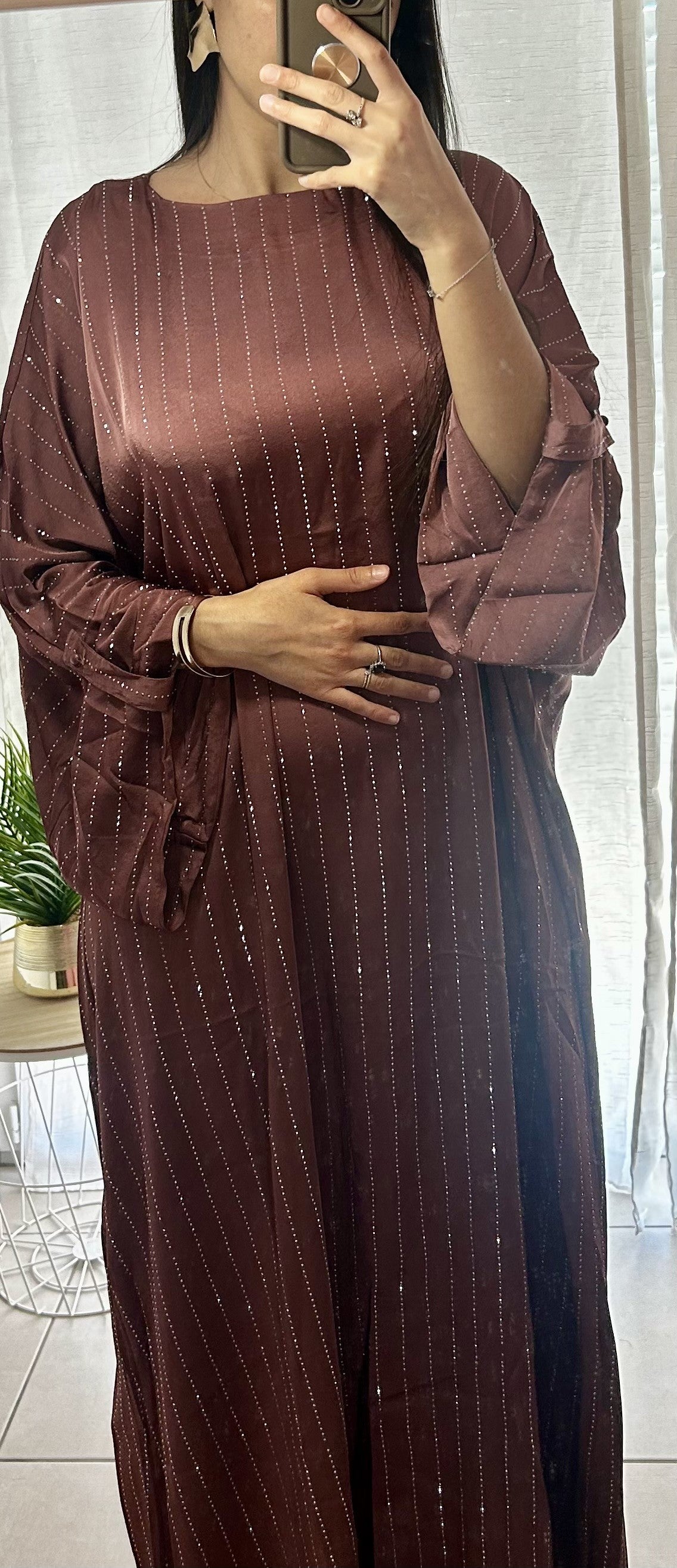 Abaya strass