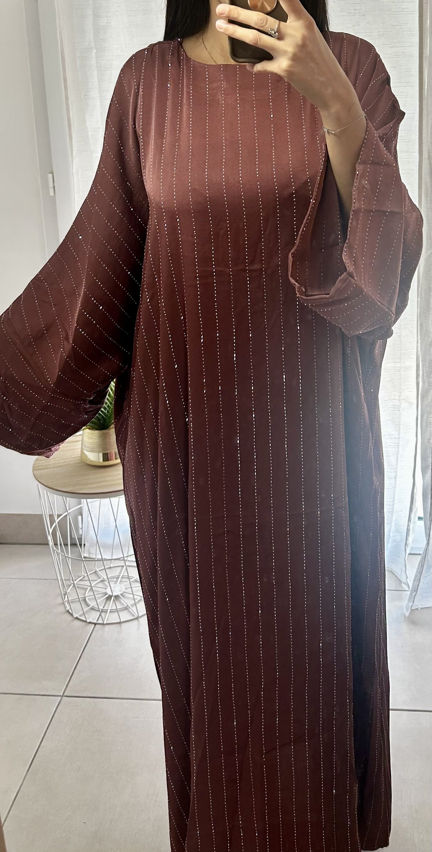 Abaya strass